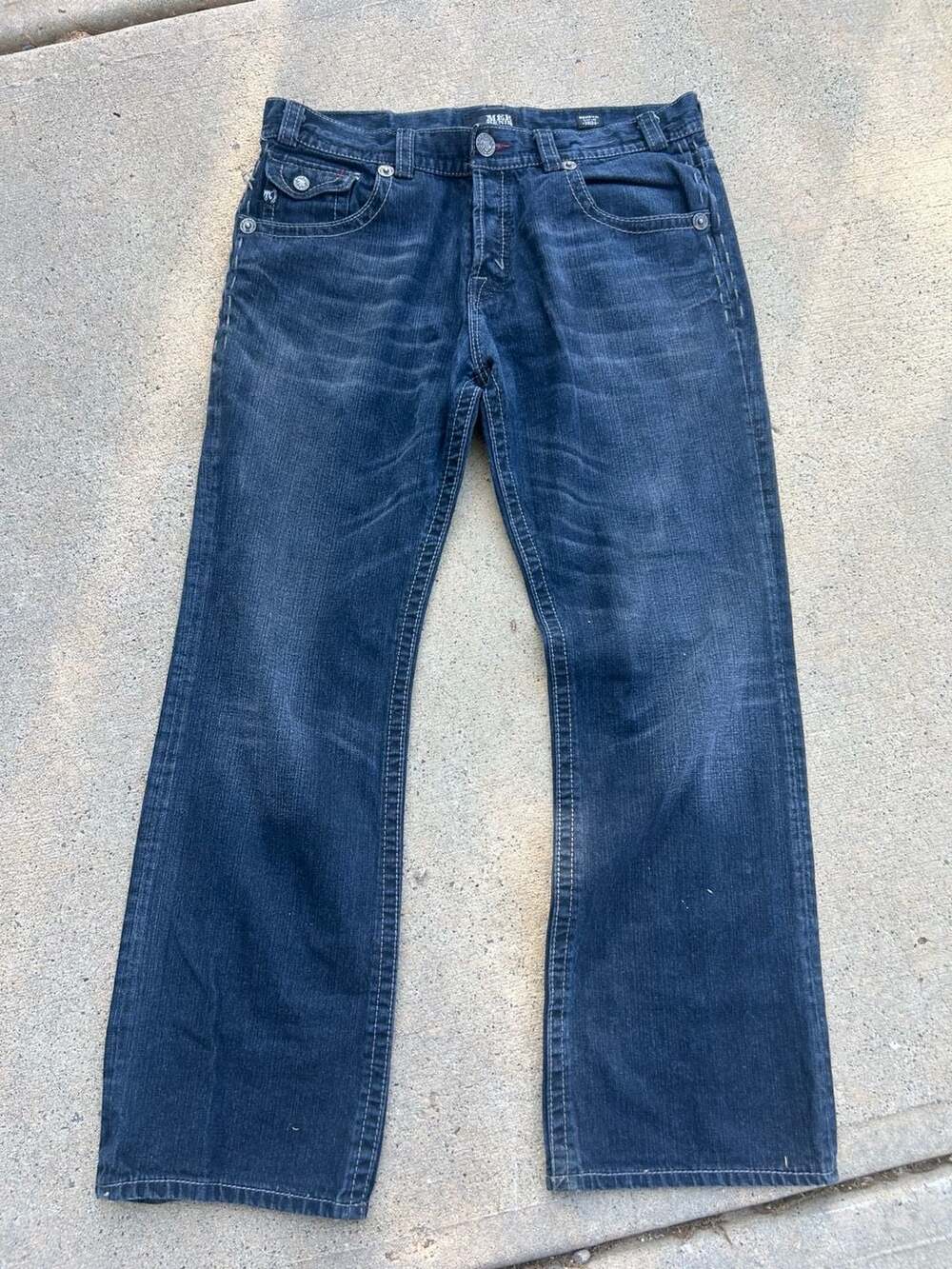MEK Denim Geneva Boot Cut Jeans Size 38x34